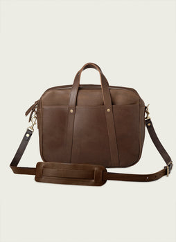The Woodward Briefcase by WP Standard WP Standard Chocolate 