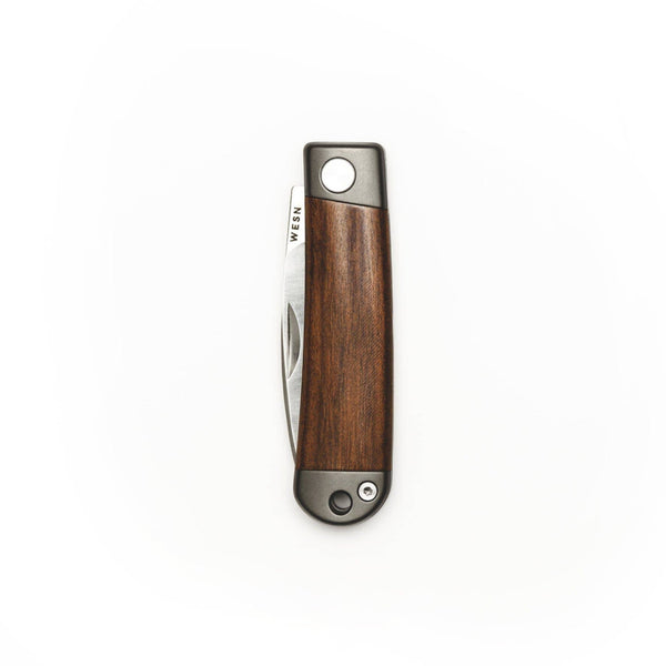 WESN The Henry Pocket Knife Lifestyle - Everyday Carry - Knives WESN Cherry Wood 