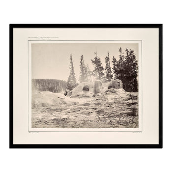 Crater of the Grotto Geyser, Yellowstone 1873 Photograph Muir Way 