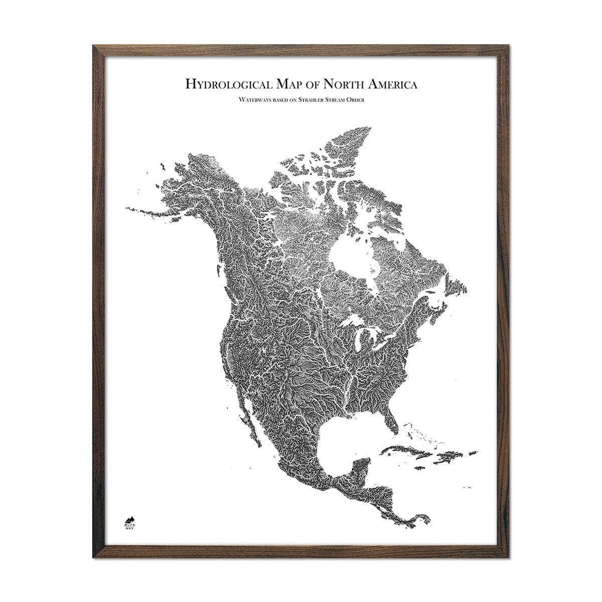 Hydrological Map of North America