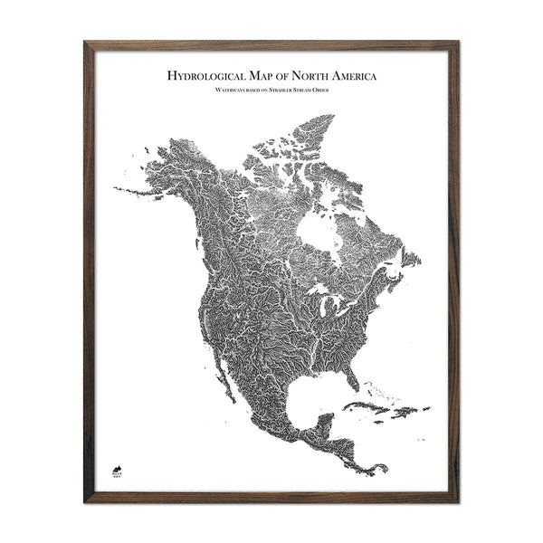 Hydrological Map of North America Hydrology Muir Way 