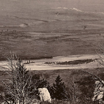Panoramic View of Yellowstone Valley No. 2, Yellowstone 1873 Photograph Muir Way 
