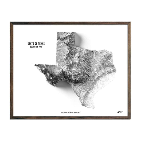 Texas Elevation Map Elevation Muir Way 