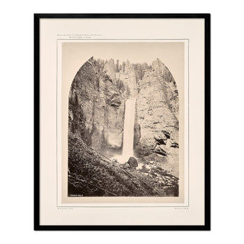 Tower Falls, Yellowstone 1873 Photograph Muir Way 