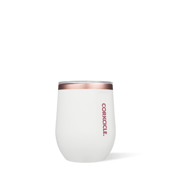 Classic Plus Stemless by CORKCICLE. CORKCICLE. 12oz White Rose 