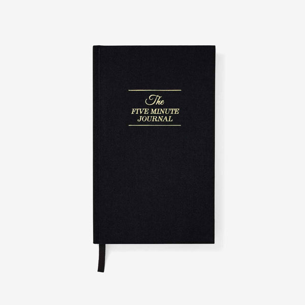 The Five Minute Journal - Bold Black by Intelligent Change Intelligent Change Bold Black 