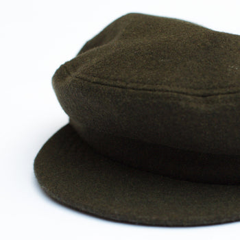 ANCHOR CAP - OLIVE WOOL Mens - Accessories - Hats Yellow 108 