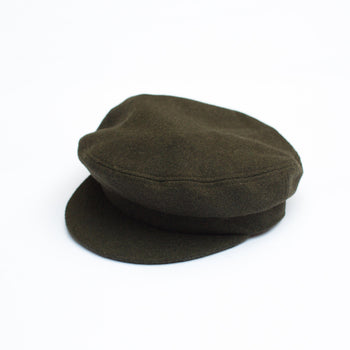ANCHOR CAP - OLIVE WOOL Mens - Accessories - Hats Yellow 108 