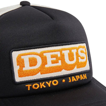 Deus Redline Trucker Hat, Black Mens - Accessories - Hats Deus Ex Machina 