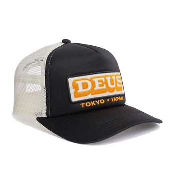 Deus Redline Trucker Hat, Black Mens - Accessories - Hats Deus Ex Machina 