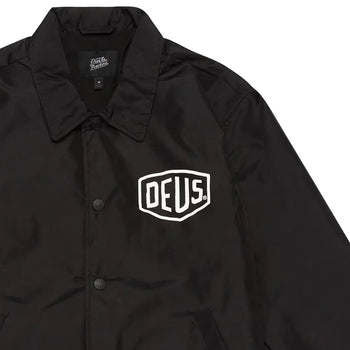 Deus Venice Coach, Black Mens - Apparel - Casual Jackets Deus Ex Machina 