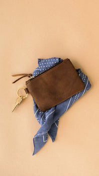 Leather Zip Key Pouch by WP Standard WP Standard 