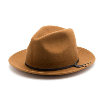 Luke Fedora - Caramel Mens - Accessories - Hats Yellow 108 