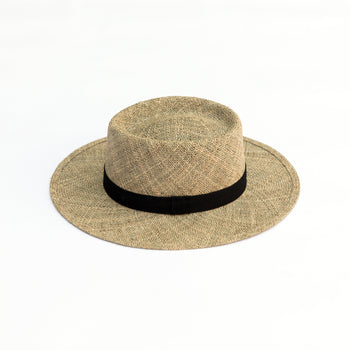 Neil Seagrass Straw Womens - Accessories - Hats Yellow 108 | Sustainable Headwear + Accessories 