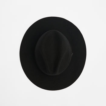 Paul Fedora - Black Womens - Accessories - Hats Yellow 108 