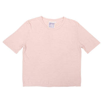Jungmaven Silverlake Cropped Tee, Dusty Pink Womens - Apparel - SS Tees Jungmaven 
