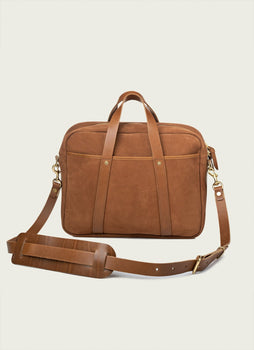 Rough-out Woodward Briefcase by WP Standard WP Standard Rough Suede 