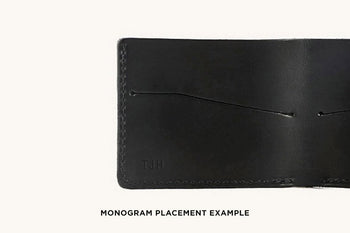 Tanner Goods Minimal Bifold Wallet, Carbon Mens - Accessories - Belts and Wallets Tanner Goods 