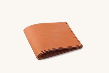 Tanner Goods Minimal Bifold Wallet, Chesnut Mens - Accessories - Belts and Wallets Tanner Goods 