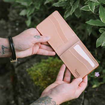 Tanner Goods Utility Bifold Wallet, Natural Mens - Accessories - Belts and Wallets Tanner Goods 