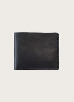 Leather Bifold Wallet by WP Standard WP Standard Desert Black 