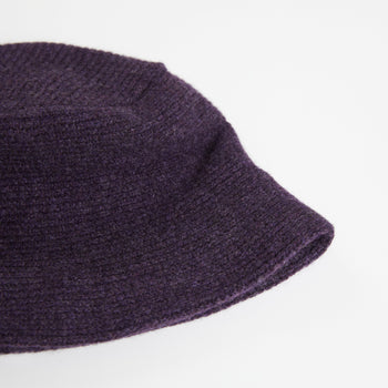 Aye Knit Bucket Hat - Elderberry Womens - Accessories - Hats Yellow 108 | Sustainable Headwear + Accessories 