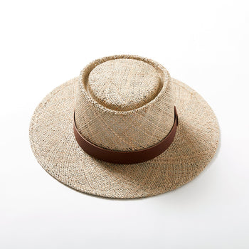 John Seagrass Straw Womens - Accessories - Hats Yellow 108 | Sustainable Headwear + Accessories 