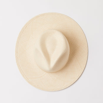 Isla Straw Fedora Womens - Accessories - Hats Yellow 108 | Sustainable Headwear + Accessories 