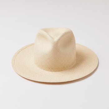 Isla Straw Fedora Womens - Accessories - Hats Yellow 108 | Sustainable Headwear + Accessories 