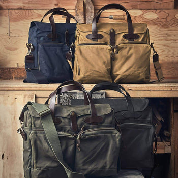 Filson 24 Hour Tin Briefcase Black Bags and Luggage - Handbags and Shoulder Bags - Briefcases Filson 