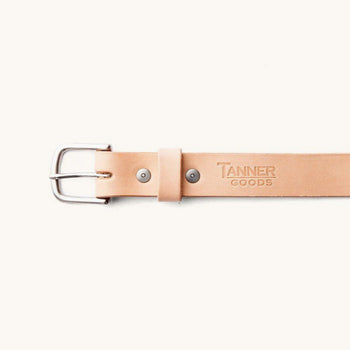 Tanner Goods Classic Belt, Natural Mens - Accessories - Belts and Wallets Tanner Goods 