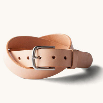 Tanner Goods Classic Belt, Natural Mens - Accessories - Belts and Wallets Tanner Goods Stainless 28 