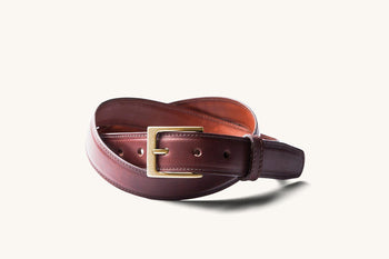 Tanner Goods Dress Belt, Cognac Mens - Accessories - Belts and Wallets Tanner Goods Brass 28 