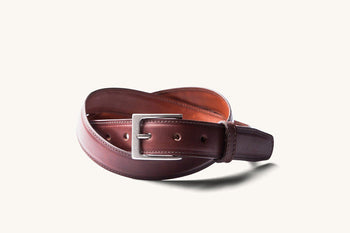 Tanner Goods Dress Belt, Cognac Mens - Accessories - Belts and Wallets Tanner Goods Dull Nickel 28 
