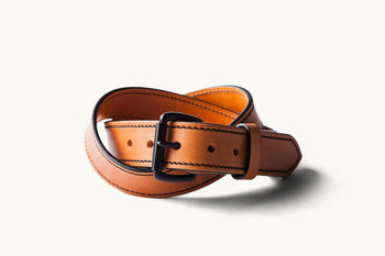 Tanner Goods Heritage Belt, Saddle Tan Mens - Accessories - Belts and Wallets Tanner Goods Black 28 
