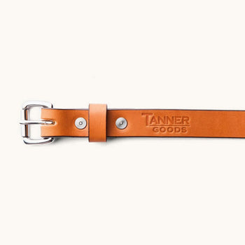 Tanner Goods Skinny Standard Belt, Saddle Tan Mens - Accessories - Belts and Wallets Tanner Goods 