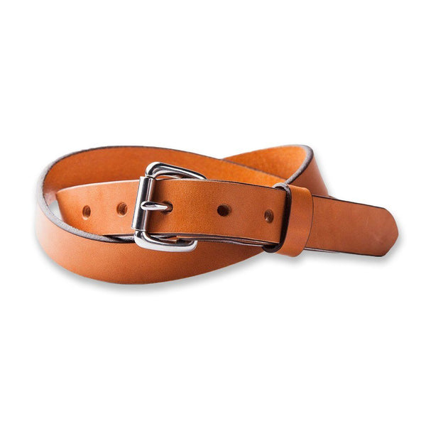 Tanner Goods Skinny Standard Belt, Saddle Tan Mens - Accessories - Belts and Wallets Tanner Goods Stainless 28 