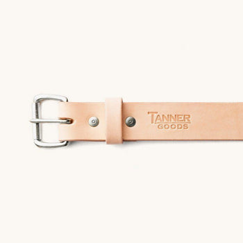 Tanner Goods Standard Belt, Natural Leather Mens - Accessories - Belts and Wallets Tanner Goods 