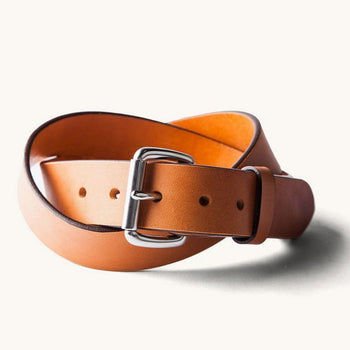Tanner Goods Standard Belt, Saddle Tan Leather Mens - Accessories - Belts and Wallets Tanner Goods Stainless 28 